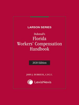 cover image of Dubreuil's Florida Workers' Compensation Handbook